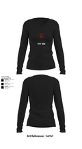 647 RSG 4218296 Women's Long Sleeve V-neck Shirt - 22