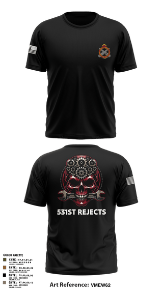 Short Sleeve Performance Shirt, 531st Hospital Center, Army, Teamtime, Team time, sublimation, custom sports apparel, team uniforms, spirit wear, spiritwear, sports uniforms, custom shirts, team store, custom team store, fundraiser sports, apparel fundraiser
