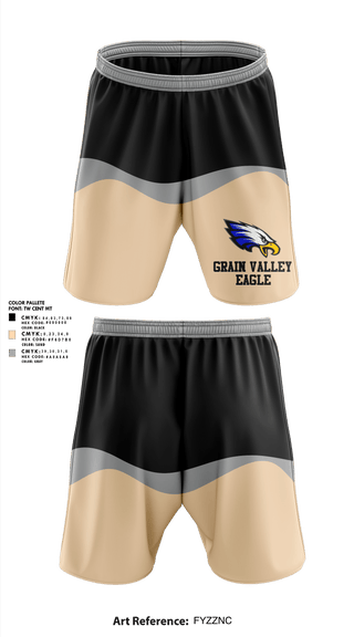 Athletic Shorts With Pockets, Grain valley eagle, Track & Field, Teamtime, Team time, sublimation, custom sports apparel, team uniforms, spirit wear, spiritwear, sports uniforms, custom shirts, team store, custom team store, fundraiser sports, apparel fundraiser