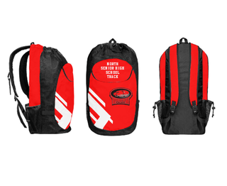 Gear Bag, North Senior High School Track, Track & Field, Teamtime, Team time, sublimation, custom sports apparel, team uniforms, spirit wear, spiritwear, sports uniforms, custom shirts, team store, custom team store, fundraiser sports, apparel fundraiser