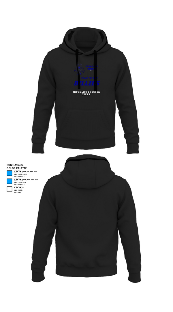 Hoodie, Monticello High School Cheer, Cheer, Teamtime, Team time, sublimation, custom sports apparel, team uniforms, spirit wear, spiritwear, sports uniforms, custom shirts, team store, custom team store, fundraiser sports, apparel fundraiser