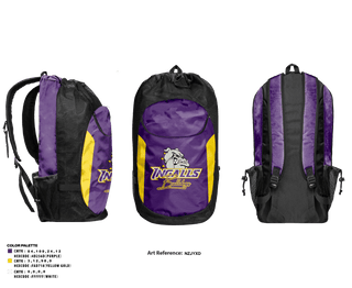 Gear Bag, Ingalls Junior High School Cross Country, Cross Country, Teamtime, Team time, sublimation, custom sports apparel, team uniforms, spirit wear, spiritwear, sports uniforms, custom shirts, team store, custom team store, fundraiser sports, apparel fundraiser