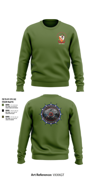 Crew Neck Sweatshirt, 3rd Intelligence Battalion, Marines, Teamtime, Team time, sublimation, custom sports apparel, team uniforms, spirit wear, spiritwear, sports uniforms, custom shirts, team store, custom team store, fundraiser sports, apparel fundraiser