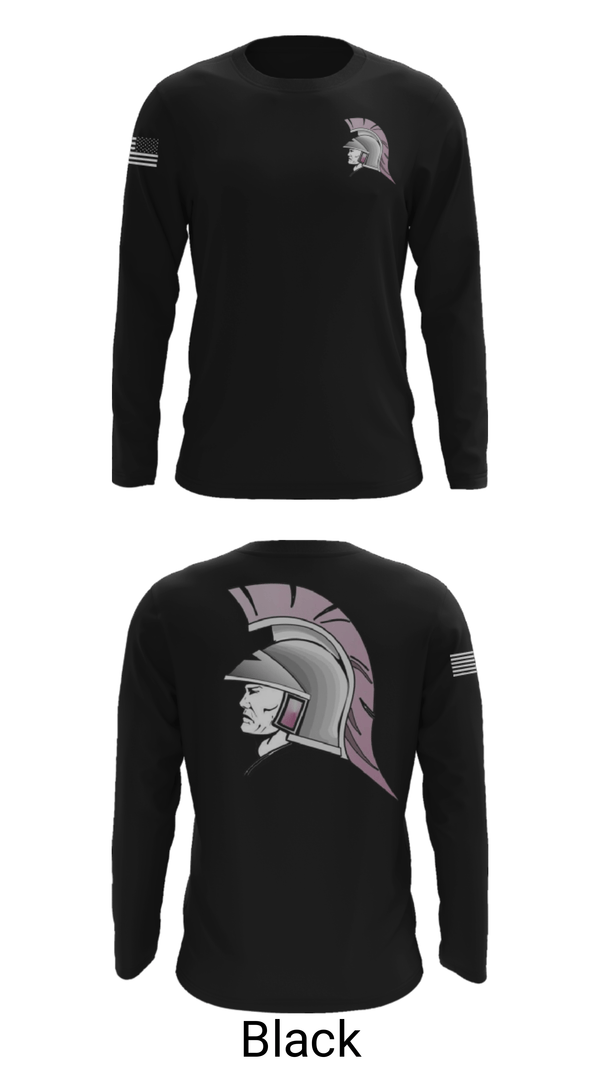 Long Sleeve Performance Shirt, Southeast of Saline Trojans, Cross Country, Teamtime, Team time, sublimation, custom sports apparel, team uniforms, spirit wear, spiritwear, sports uniforms, custom shirts, team store, custom team store, fundraiser sports, apparel fundraiser