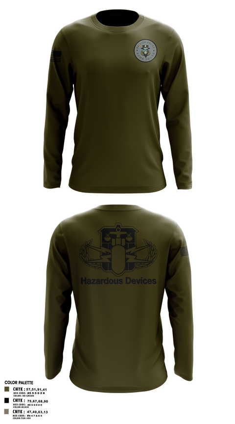 Long Sleeve Performance Shirt, Raleigh Police Bomb Squad, Police, Teamtime, Team time, sublimation, custom sports apparel, team uniforms, spirit wear, spiritwear, sports uniforms, custom shirts, team store, custom team store, fundraiser sports, apparel fundraiser