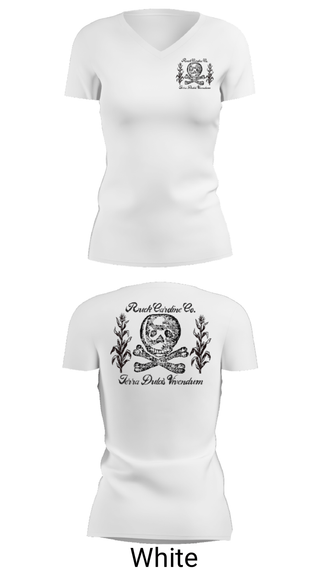 Womens Short Sleeve Vneck Shirt, Ruck Caroline Co., Cross Country, Teamtime, Team time, sublimation, custom sports apparel, team uniforms, spirit wear, spiritwear, sports uniforms, custom shirts, team store, custom team store, fundraiser sports, apparel fundraiser
