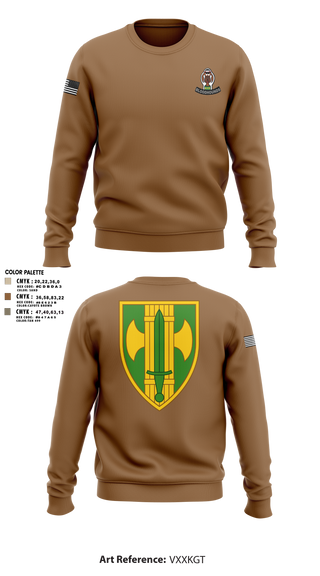 Crew Neck Sweatshirt, 615th MP CO, , Teamtime, Team time, sublimation, custom sports apparel, team uniforms, spirit wear, spiritwear, sports uniforms, custom shirts, team store, custom team store, fundraiser sports, apparel fundraiser