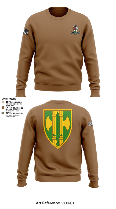 615th MP CO 40178490 Crew Neck Sweatshirt - 42