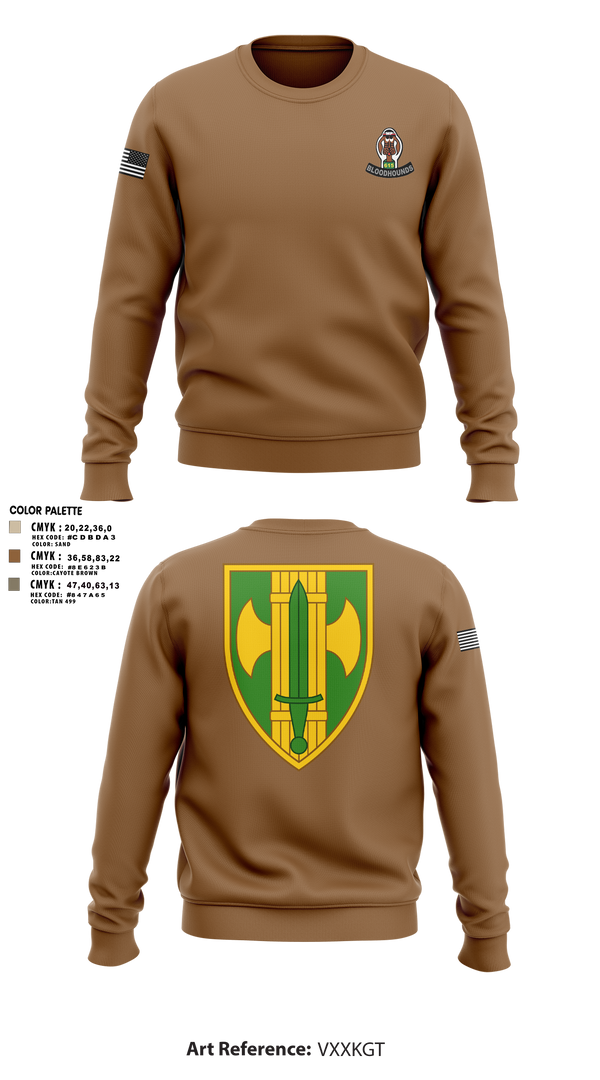 Crew Neck Sweatshirt, 615th MP CO, , Teamtime, Team time, sublimation, custom sports apparel, team uniforms, spirit wear, spiritwear, sports uniforms, custom shirts, team store, custom team store, fundraiser sports, apparel fundraiser