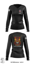 343rd Medical Hospital Augmentation Detachment 45513256 Women's Long Sleeve V-neck Shirt - 150