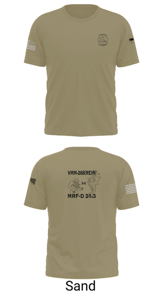 Old School Cotton Feel Shirt, VMM-268, Marines, Teamtime, Team time, sublimation, custom sports apparel, team uniforms, spirit wear, spiritwear, sports uniforms, custom shirts, team store, custom team store, fundraiser sports, apparel fundraiser