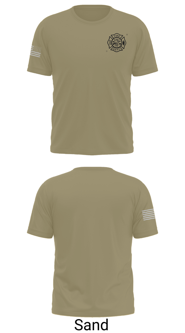 Short Sleeve Performance Shirt, Ben Wheeler Fire, Fire Department, Teamtime, Team time, sublimation, custom sports apparel, team uniforms, spirit wear, spiritwear, sports uniforms, custom shirts, team store, custom team store, fundraiser sports, apparel fundraiser