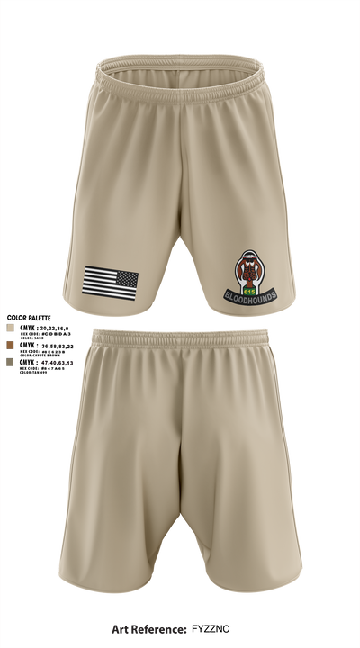 615th MP CO 40178490 Athletic Shorts With Pockets - 41