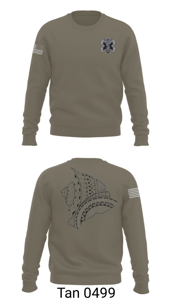 Crew Neck Sweatshirt, MEDICS, National Guard, Teamtime, Team time, sublimation, custom sports apparel, team uniforms, spirit wear, spiritwear, sports uniforms, custom shirts, team store, custom team store, fundraiser sports, apparel fundraiser