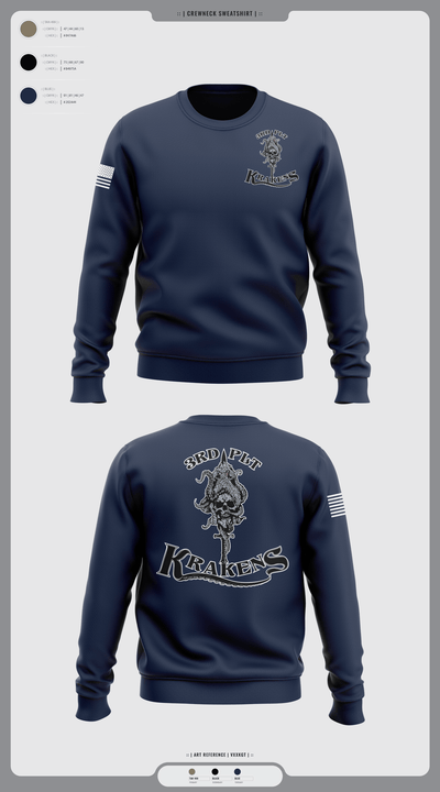 3RD PLT95TH CBRN 57596353 Crew Neck Sweatshirt - 3