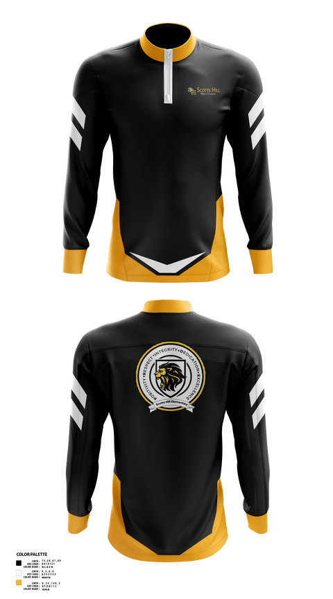 Quarter Zip Jacket, Scotts Hill High School Band, Spirit Store, Teamtime, Team time, sublimation, custom sports apparel, team uniforms, spirit wear, spiritwear, sports uniforms, custom shirts, team store, custom team store, fundraiser sports, apparel fundraiser