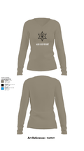 Air Support 72075098 Women's Long Sleeve V-neck Shirt - 59