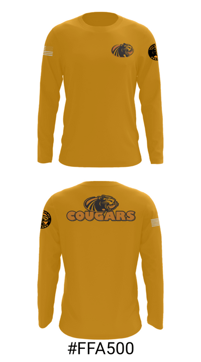 Half Moon Bay High School Tennis 37910958 Long Sleeve Performance Shirt - 24