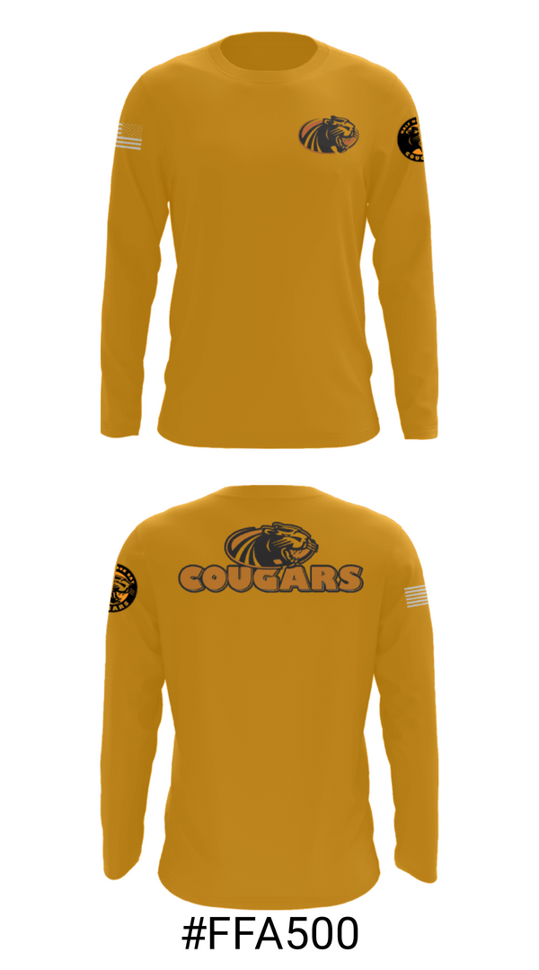 Long Sleeve Performance Shirt, Half Moon Bay High School Tennis, Tennis, Teamtime, Team time, sublimation, custom sports apparel, team uniforms, spirit wear, spiritwear, sports uniforms, custom shirts, team store, custom team store, fundraiser sports, apparel fundraiser