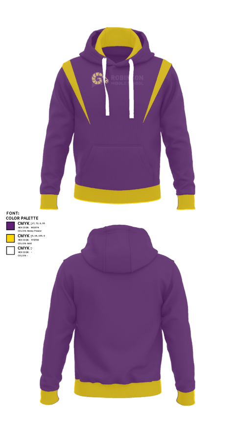 Hoodie, Robinson Middle School Track, Track & Field, Teamtime, Team time, sublimation, custom sports apparel, team uniforms, spirit wear, spiritwear, sports uniforms, custom shirts, team store, custom team store, fundraiser sports, apparel fundraiser