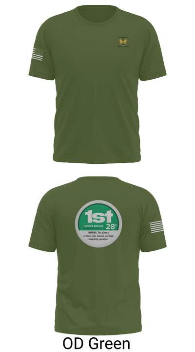 28th MP Company 42431415 Short Sleeve Performance Shirt - 53
