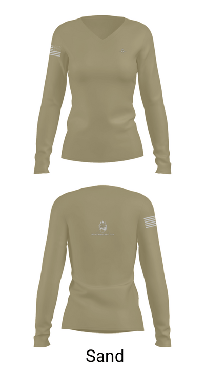Fargo PD CMT 18649595 Women's Long Sleeve V-neck Shirt - 92