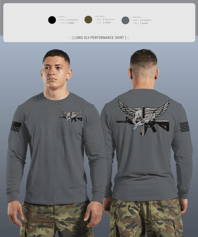 Livingston Police Emergency Service Unit 52189708 Long Sleeve Performance Shirt - 6