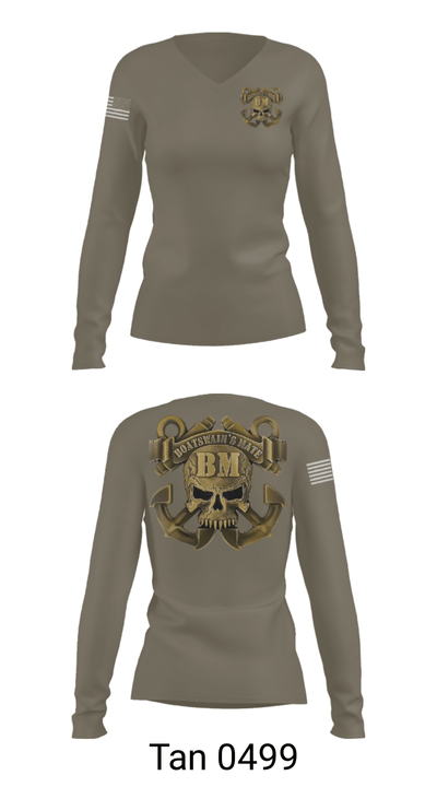 DB 95586877 Women's Long Sleeve V-neck Shirt - 73
