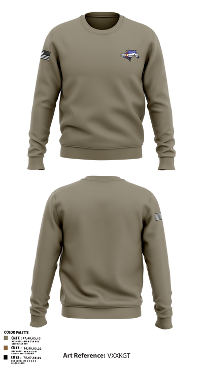 USS Colorado 62419768 Crew Neck Sweatshirt - 4