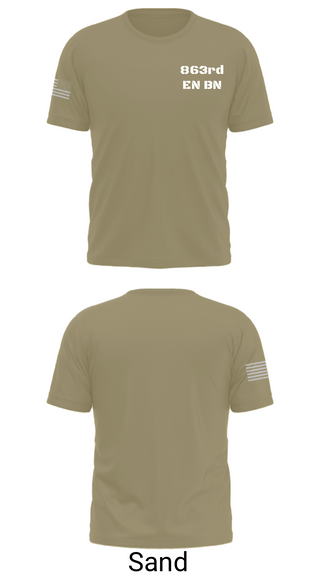 Short Sleeve Performance Shirt, 863rd EN BN, Army, Teamtime, Team time, sublimation, custom sports apparel, team uniforms, spirit wear, spiritwear, sports uniforms, custom shirts, team store, custom team store, fundraiser sports, apparel fundraiser