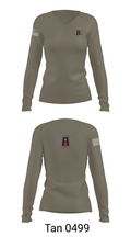 5th Armored Brigade 44800890 Women's Long Sleeve V-neck Shirt - 77