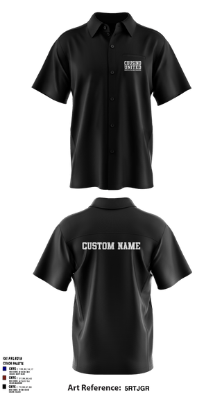 Short Sleeve Bowling Jersey, Cousino United Bowling, Bowling, Teamtime, Team time, sublimation, custom sports apparel, team uniforms, spirit wear, spiritwear, sports uniforms, custom shirts, team store, custom team store, fundraiser sports, apparel fundraiser