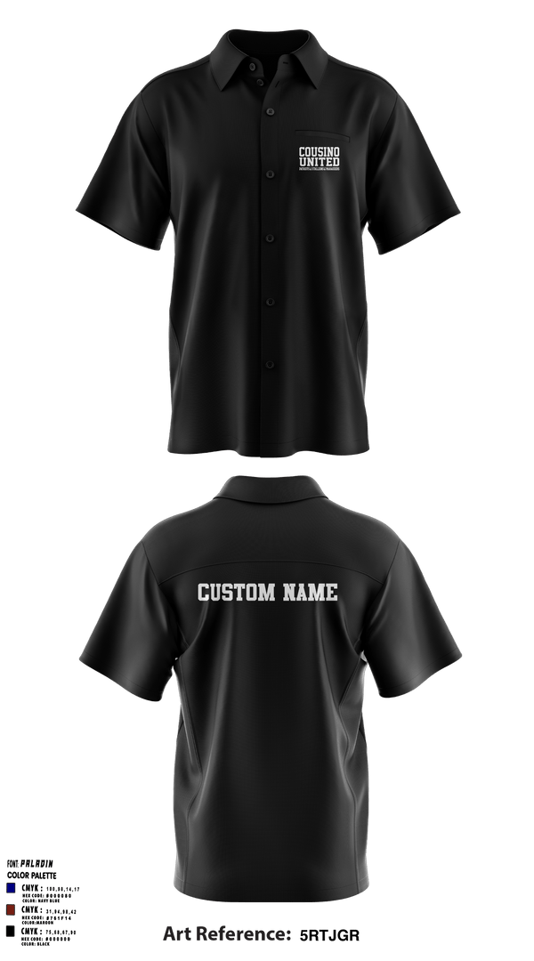 Short Sleeve Bowling Jersey, Cousino United Bowling, Bowling, Teamtime, Team time, sublimation, custom sports apparel, team uniforms, spirit wear, spiritwear, sports uniforms, custom shirts, team store, custom team store, fundraiser sports, apparel fundraiser