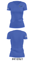 Windsor Academy Tennis 20936090 Women's Short Sleeve V-neck Shirt - 21