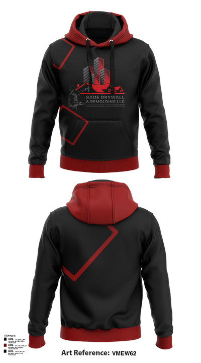 Sadedrywall & remolding llc 33909417 Hoodie - 117