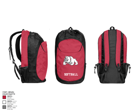 Gear Bag, Holmes Community College Softball, Softball, Teamtime, Team time, sublimation, custom sports apparel, team uniforms, spirit wear, spiritwear, sports uniforms, custom shirts, team store, custom team store, fundraiser sports, apparel fundraiser