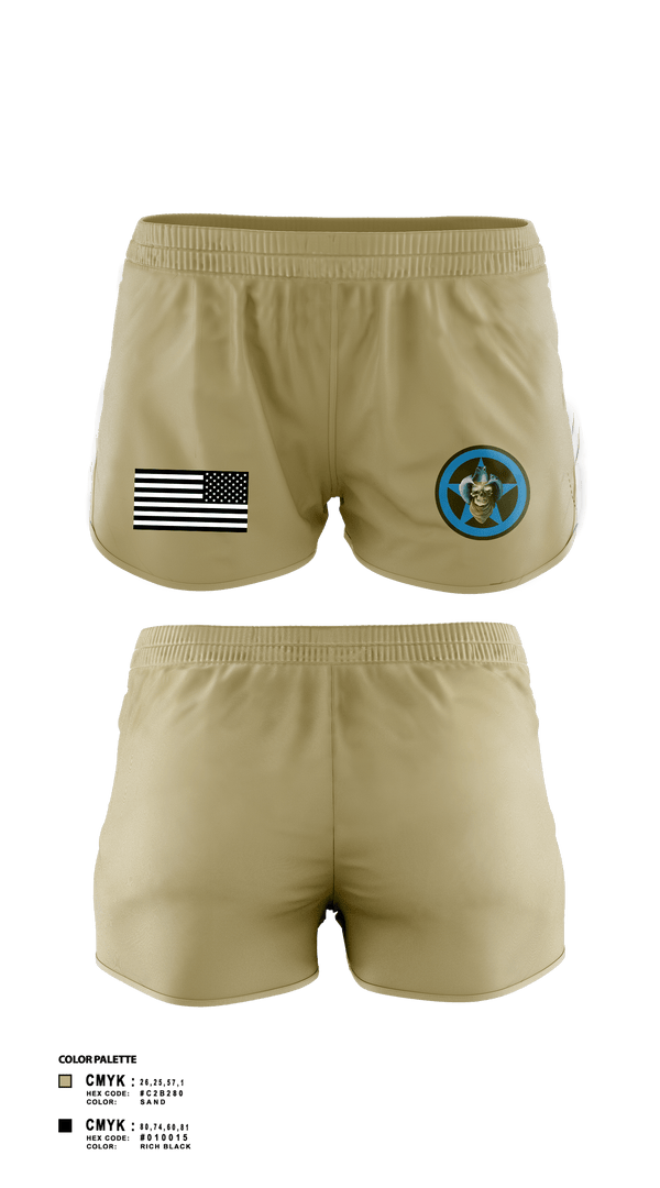 Womens Shorts, Bandit Troop, Army, Teamtime, Team time, sublimation, custom sports apparel, team uniforms, spirit wear, spiritwear, sports uniforms, custom shirts, team store, custom team store, fundraiser sports, apparel fundraiser