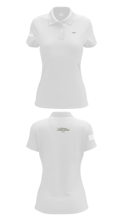 Tochi’s Landscaping 92511060 Women's Short Sleeve Performance Polo  - 17