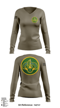 3CR 23348261 Women's Long Sleeve V-neck Shirt -1 119