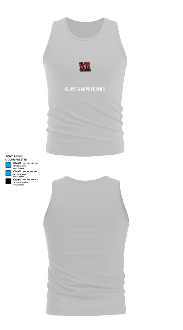 Tank Top, Class War Veterans, E-Sports, Teamtime, Team time, sublimation, custom sports apparel, team uniforms, spirit wear, spiritwear, sports uniforms, custom shirts, team store, custom team store, fundraiser sports, apparel fundraiser