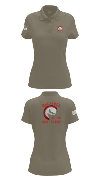 Womens Short Sleeve Performance Polo, 331 TRS / FLT 154 WOLFPACK, , Teamtime, Team time, sublimation, custom sports apparel, team uniforms, spirit wear, spiritwear, sports uniforms, custom shirts, team store, custom team store, fundraiser sports, apparel fundraiser