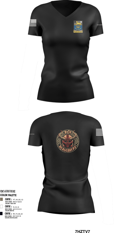 Army 36078746 Women's Short Sleeve V-neck Shirt - 3