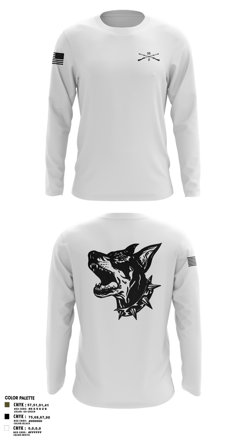 Long Sleeve Performance Shirt, Delta Co 2-35, , Teamtime, Team time, sublimation, custom sports apparel, team uniforms, spirit wear, spiritwear, sports uniforms, custom shirts, team store, custom team store, fundraiser sports, apparel fundraiser