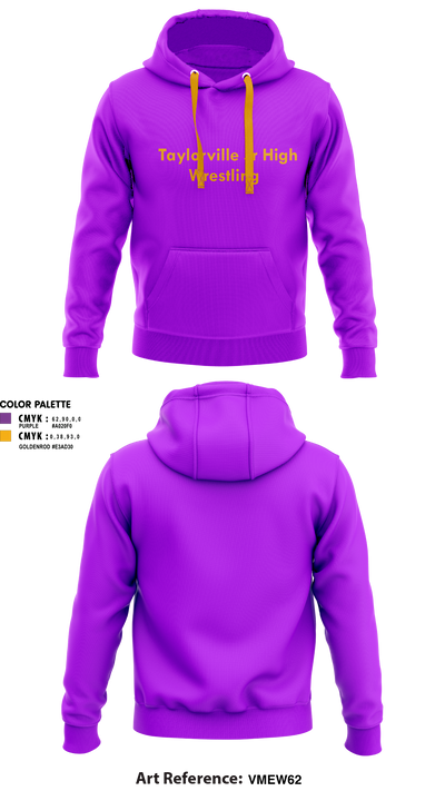 Taylorville Jr High 55200275 Hoodie - 1
