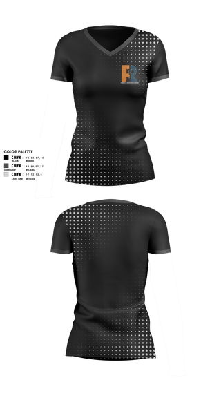 Womens Short Sleeve Vneck Shirt, , , Teamtime, Team time, sublimation, custom sports apparel, team uniforms, spirit wear, spiritwear, sports uniforms, custom shirts, team store, custom team store, fundraiser sports, apparel fundraiser