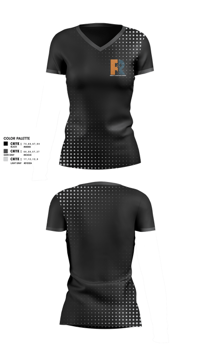 undefined Women's Short Sleeve V-neck Shirt - 1