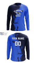Plainview Little League 37284213 Long Sleeve Performance Shirt 17