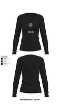 CSSD 28 45514378 Women's Long Sleeve V-neck Shirt - 22
