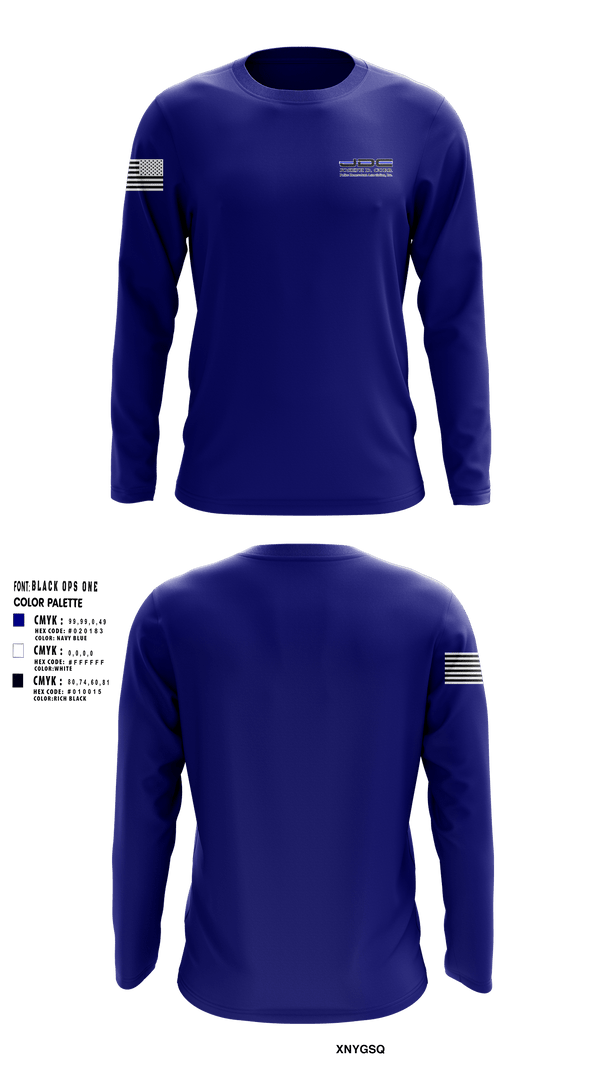 Long Sleeve Performance Shirt, JDC PBA, Police, Teamtime, Team time, sublimation, custom sports apparel, team uniforms, spirit wear, spiritwear, sports uniforms, custom shirts, team store, custom team store, fundraiser sports, apparel fundraiser