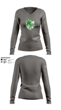 Northstars Soccer Club Women's Long Sleeve V-neck Shirt - 2